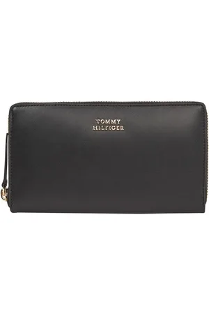 Tommy Hilfiger Portemonnee LEATHER LRG ZA , dames portemonnee met veel kaartsleuven