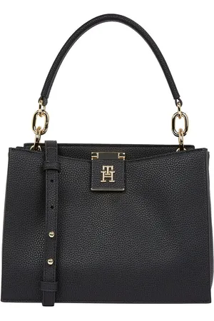 Tommy Hilfiger Draagtas TH HER MINI TOTE , dames handtas, schoudertas met gouden decoratieve ketting