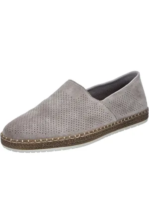 Rieker Instappers , instapschoen, casual slipper, moccasin met perforatie