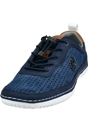 Bugatti Slip-on sneakers , vrijetijdsschoen, lage schoen, slipper met gaatjespatroon