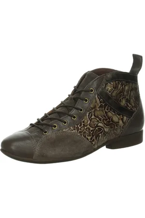 Think! Veterlaarsjes Guad 2 Enkellaarsjes, comfortabele schoen met patroon