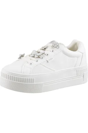 Buffalo Plateausneakers PAIRED ICE , veterschoen, vrijetijdssneaker, lage schoen met sieraandeel
