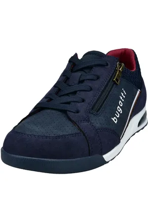 Bugatti Sneakers , veterschoen, lage schoen, vrijetijdsschoen met contrastafwerkingen