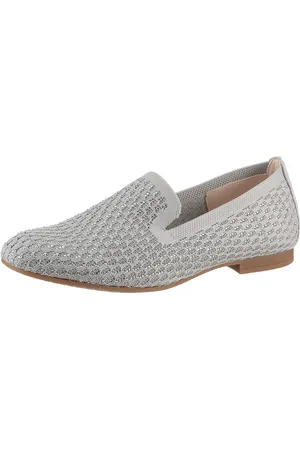 Gabor Instappers , blokhak, loafer, comfortabele schoen met fonkelende strass-steentjes