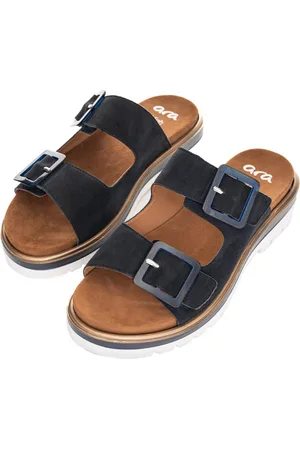 ARA Slippers Malaga , sandaal, sleehaksandaal in comfortabele breedte g (= breed)
