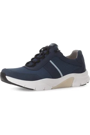 Gabor Slip-on sneakers , vrijetijdsschoen, lage schoen, slipper met logo op de hiel, breedte g