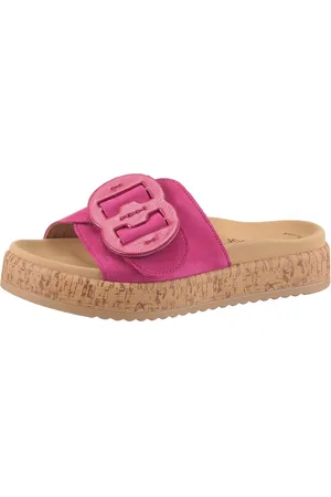 Gabor Slippers , plateau, zomerschoen, comfortabele schoen, best fitting voor goede pasvorm
