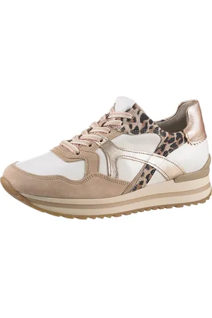 Gabor Plateausneakers Turijn , vrijetijdsschoen, lage schoen, veterschoen, comfortabele breedte h (=zeer breed)