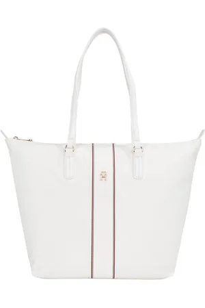 Tommy Hilfiger Draagtas POPPY TOTE CORP , dames handtas, schoudertas, shopper met dubbele handvat