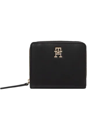 Tommy Hilfiger Portemonnee TH LOGOTAPE MED ZA , dames portemonnee, kaartenetui met elegant th-logo-element