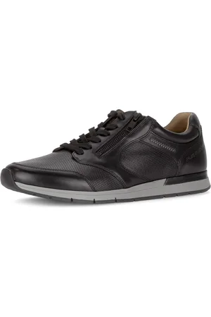 Gabor Sneakers , vrijetijdsschoen, veterschoen, lage schoen met logoprent, breedte g (=breed)