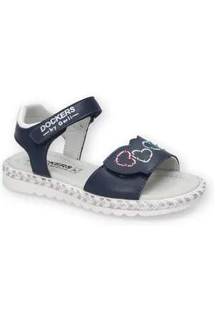 Dockers Sandalen , sleehaksandaal, klittenbandschoen met hartapplicatie