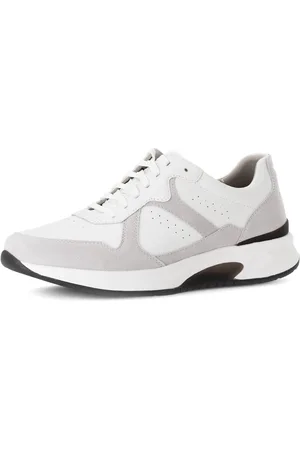 Gabor Sneakers met sleehak , vrijetijdsschoen, lage schoen, veterschoen, gevoerde schacht, g-breedte