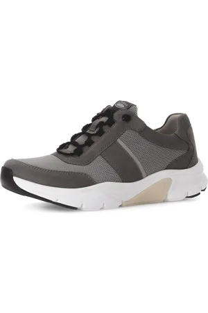 Gabor Slip-on sneakers , vrijetijdsschoen, lage schoen, slipper met logo op de hiel, breedte g