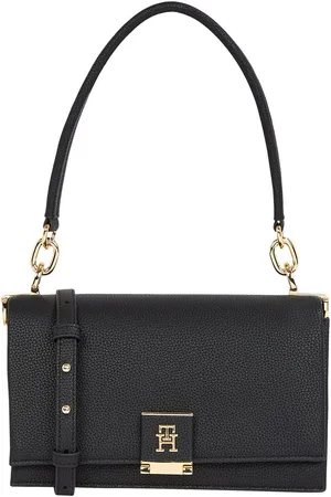 Tommy Hilfiger Schoudertas TH HER MED CROSSOVER , avondtas, clutch, mini tas met gouden accenten