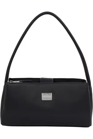 Tommy Hilfiger Schoudertas TJW AMERICAN COOL SHOULDER BAG , dames clutch, handtas, mini tas met logo-sieraandeel