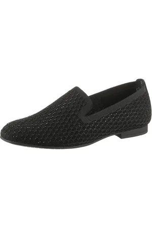 Gabor Instappers , blokhak, loafer, comfortabele schoen met fonkelende strass-steentjes
