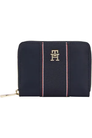 Tommy Hilfiger Portemonnee POPPY MED ZA CORP , unisex portemonnee, portemonnee met gekleurde details