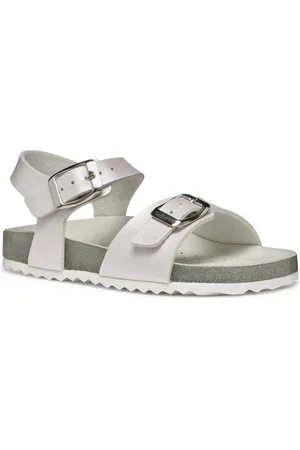 Geox Sandalen J ADRIEL GIRL , bevestigings schoen, communie schoen, klittenbandschoen met subtiele glans