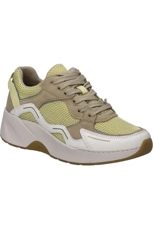 Josef Seibel Sneakers met sleehak Lissi 13 , sportschoen, vrijetijdsschoen, veterschoen met plateau en sleehak