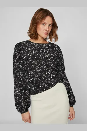 VILA Shirt VIPEFFI DEW L/S TOP - NOOS