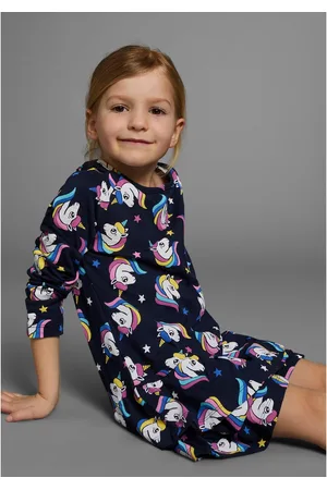 Kidsworld Jerseyjurk Voor kleine meisjes feestelijke gelegenheden, knie-vrije lengte, elegante stijl
