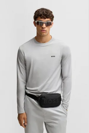 HUGO BOSS Shirt met lange mouwen Tee Long met een ronde hals