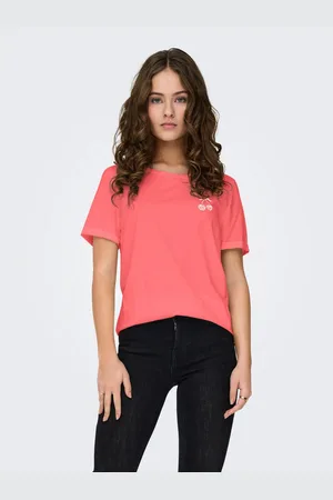 ONLY Shirt met korte mouwen ONLGITTE LIFE REG S/S TOP BOX CS JRS