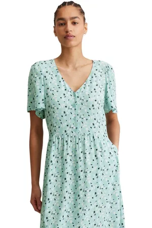 Marc O’ Polo Zomerjurk met elastische taille en allover-print