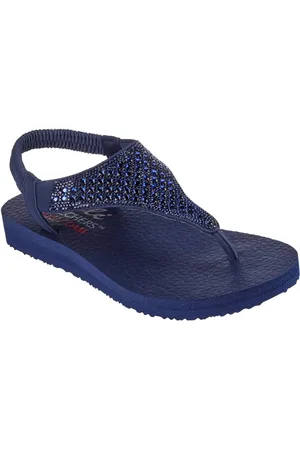 Skechers Sandalen MEDITATION-ROCKSTAR , zomerschoen, sandaal, riemchensandale, met glittersteentjes