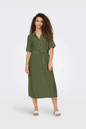 JDY Blousejurk SAY 2/4 MIDI SHIRT DRESS WVN NOOS