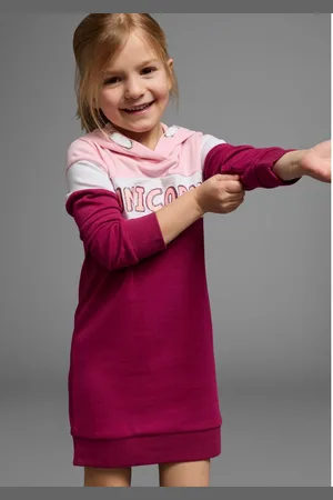Kidsworld Sweatjurk Unicorn lang, modieus, van katoenmix, lange mouwen