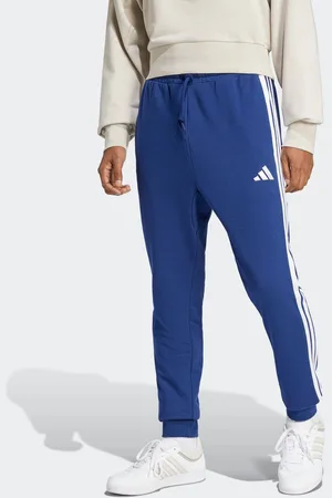 adidas Sportbroek M 3S FT TC PT Joggingbroek van zacht French Terry materiaal (1-delig)
