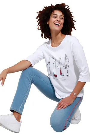 Classic Basics Shirt met 3/4-mouwen Shirt (1-delig)