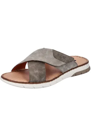 Rieker Slippers zomerschoen, slippers, klittenbandschoen, met klittenbandjes