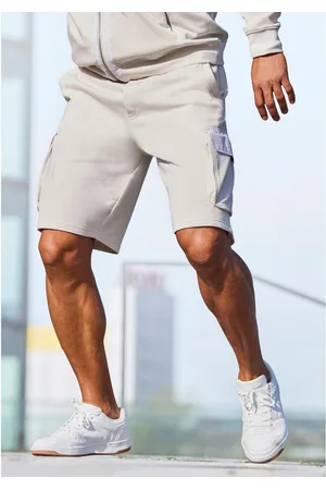 AUTHENTIC LE JOGGER Sweatshort Cargozakken met webdetails