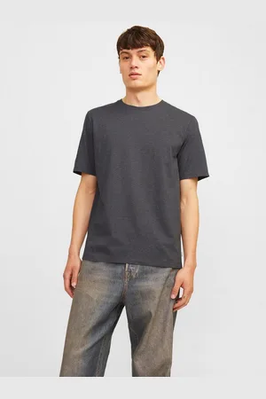 JACK & JONES Shirt met ronde hals JJEORGANIC MELANGE TEE SS O-NECK NOOS
