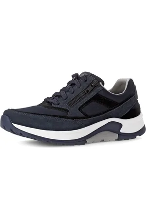 Gabor Sneakers met sleehak , veterschoen, lage schoen, vrijetijdsschoen, buitenrits, g-breedte