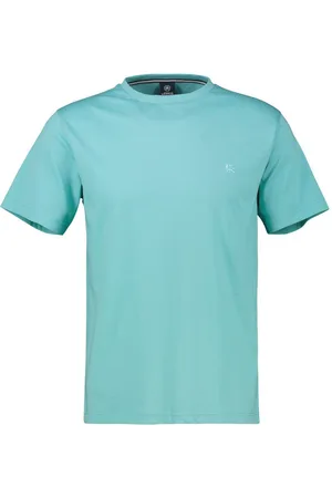 Lerros T-shirt basic T-shirt met logostiksel