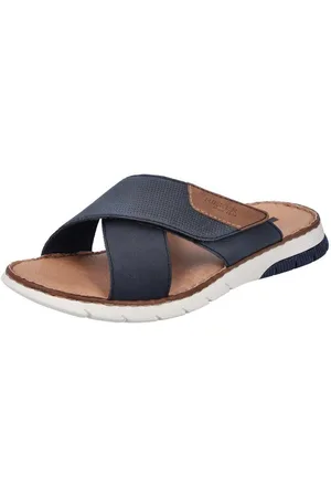 Rieker Slippers zomerschoen, slippers, klittenbandschoen, met klittenbandjes