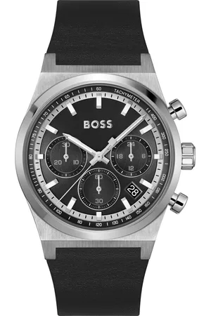 HUGO BOSS Chronograaf CANDOR CHRONO Quartzhorloge, horloge, herrenuur, roestvrijstalen band, analoog, dag