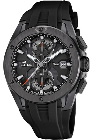 Lotus Chronograaf Vortex Quartzhorloge, horloge, herrenuur, dag, stopwatchfunctie, rubberen band