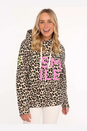 Zwillingsherz Sweater "Alissa LEO" Met SMILE-print