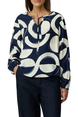 QS by s.Oliver Blouse met lange mouwen met print all-over