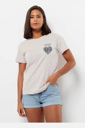 Jack Wolfskin T-shirt DISCOVER HEART T W