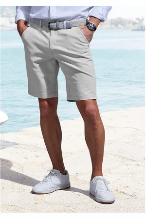 john devin Chino-short Regular fit elastische katoenkwaliteit