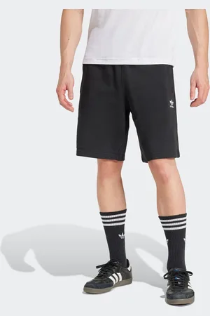 adidas Short ESS SHO Essentiële sweat shorts met logo, van zacht french terry materiaal (1-delig)
