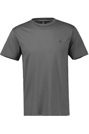 Lerros T-shirt basic T-shirt met logostiksel