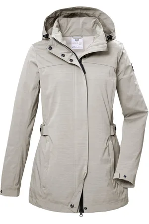 G.I.G.A. DX by killtec Softshell-jack GS 75 WMN SFTSHLL JCKT Waterafstotende, ademende softshelljack, PFAS-vrij geïmpregneerd