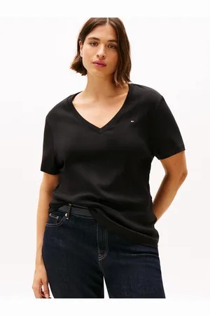Tommy Hilfiger Shirt met V-hals CRV SLIM CODY V-NK SS